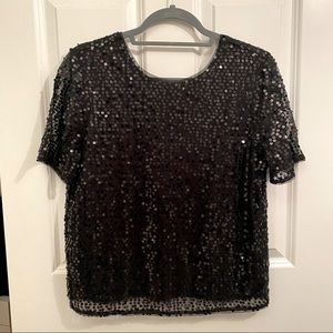 NWT Vero Moda Black sequin top